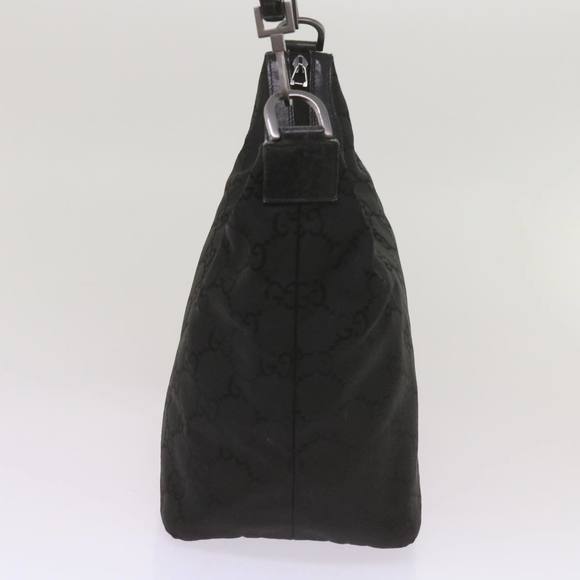 GUCCI Bamboo GG Canvas Hand Bag Black 000 0531 Auth ep3586 - Picture 3 of 16